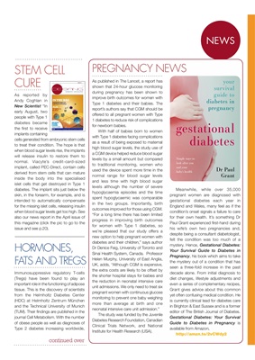 Desang diabetes magazine diabetes news, Type 1 diabetes, Type 2 diabetes