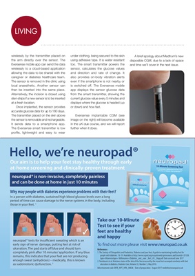 Neuropad diabetes footcare