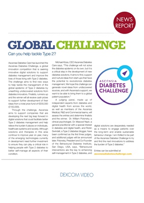 Desang diabetes magazine diabetes news, Ascensia Diabetes Challenge