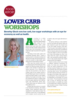 low carbs, low carbing, low carbohydrate diet, carb counting, Beverley Glock