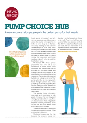 Medtronic's My Pump Choice hub