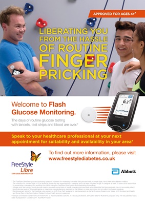 Abbott Freestyle Libre, Flash Glucose Monitoring, blood testing without lancets