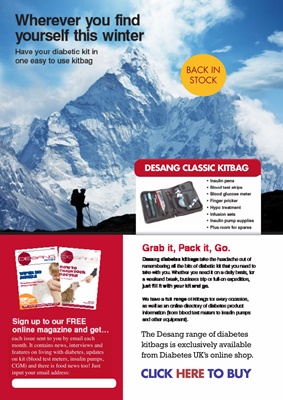 Desang diabetes kitbags, Diabetes UK Shop Desang diabetes kitbags