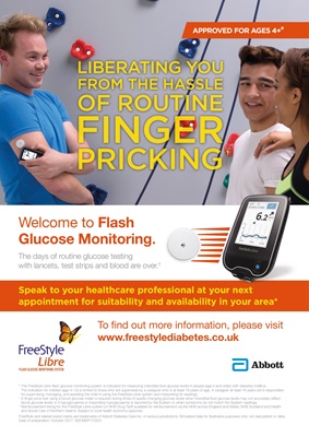 Abbott Freestyle Libre, Flash Glucose Monitoring, blood testing without lancets