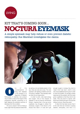 Noctura 400 eyemask, Polyphotonix, diabetic retinopathy