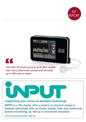 Insulin pump, Tadem Diabetes Care, Tandem t:slim insulin pump