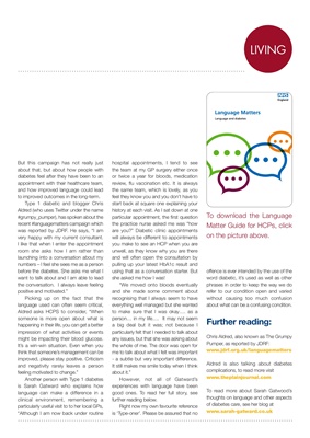 Language matters in diabetes care