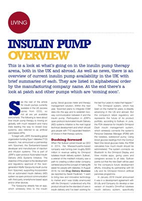 Insulin pumps UK 2018