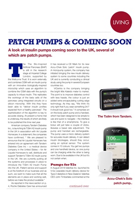 Insulin pumps UK 2018 