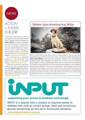 JDRF, medical detection dogs, Input diabetes charity