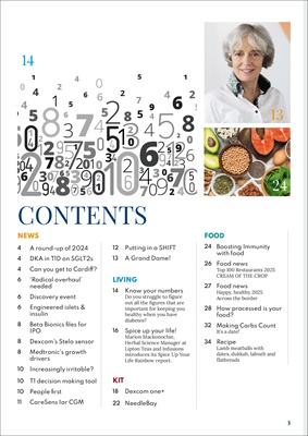 Desang diabetes, magazine diabetes information, Sue Marshall diabetes