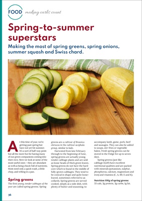Making Carbs Count, Carbohydrate counting for diabetes, Desang diabetes magazine