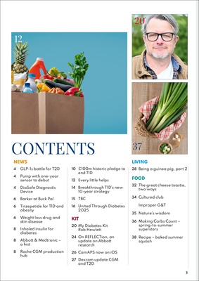 Desang diabetes, magazine diabetes information, Sue Marshall diabetes