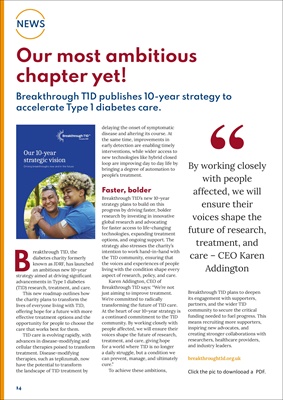 Desang diabetes magazine, diabetes news
