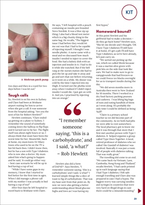 Diabetes management equipment, my diabetes kit, desang diabetes magazine