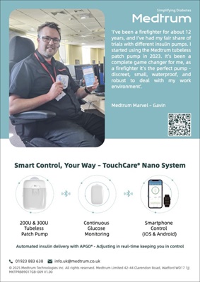 Medtrum Touchcare Nano Patch Pump and CGM