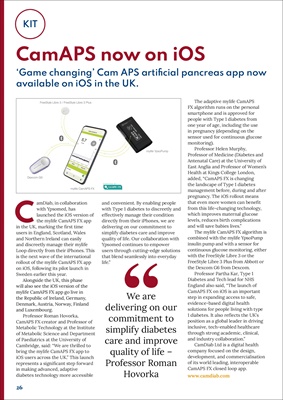 CamAPS, Diabetes kit, diabetes management equipment, diabetes technology, diabetes devices