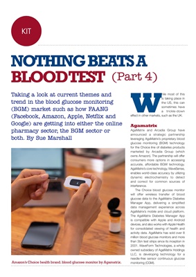 blood glucose monitoring, blood testing, Amazon Choice blood glucose monitor