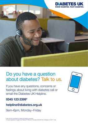 Diabetes UK Helpline