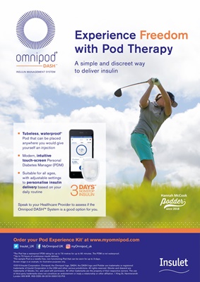 Insulet Omnipod DASH insulin pump with insulin pods, podders, Omnipod DASH Personal Diabetes Manager