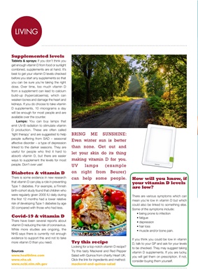 Vitamin D and diabetes, desang diabetes magazine