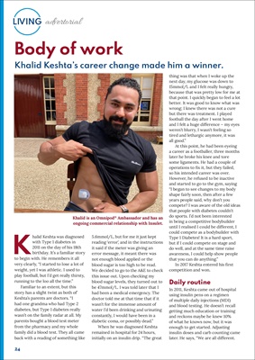 Omnipod ambassador Khalid Keshta