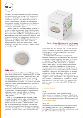 Dexcom CGM G6, continuous glucose monitoring