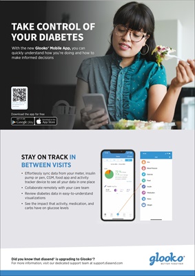 Glooko diabetes data download software. Stay on track in between visits.