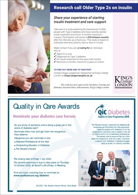 Desang Diabetes Magazine Qic Awards diabetes 2022