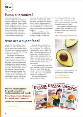 Desang diabetes magazine, diabetes news