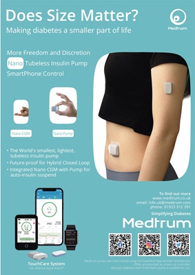 Medtrum Touchcare Nano Patch Pump and CGM