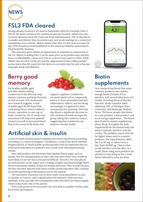 Desang diabetes magazine, diabetes news