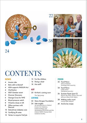 Desang diabetes, magazine diabetes information, Sue Marshall diabetes