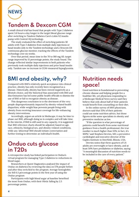 Desang diabetes magazine, diabetes news