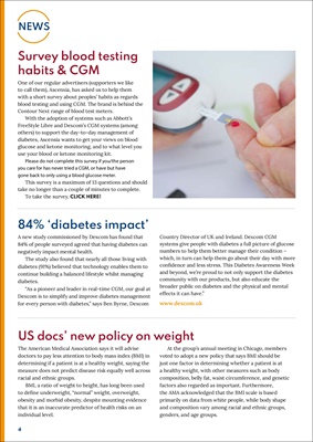 Desang diabetes magazine, diabetes news