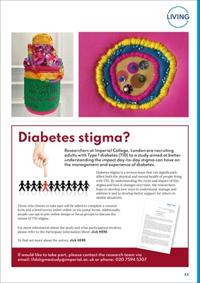 Desang diabetes magazine, diabetes news