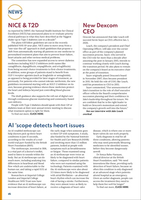 Desang diabetes magazine, diabetes news