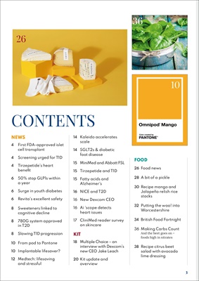 Desang diabetes, magazine diabetes information, Sue Marshall diabetes