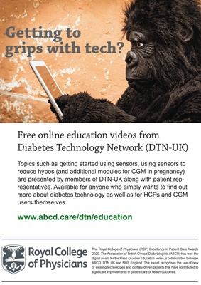 Diabetes technology education from Diabetes Technology Network DTN