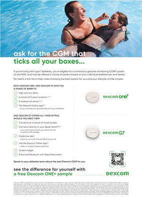 Dexcom ONE+ CGM, continuous glucose monitoring, Type 2 diabetes