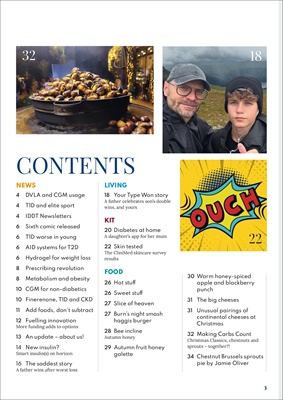 Desang diabetes, magazine diabetes information, Sue Marshall diabetes