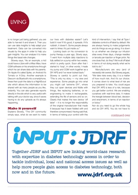 JDRF, INPUT, diabetes technology, access diabetes technology