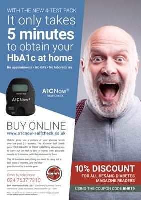 Home test HbA1c A1C Now