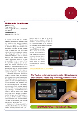 Air Liquide Tandem S:slim X2 insulin pump