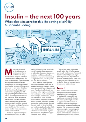 Desang Diabetes Magazine the future of insulin