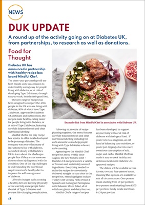 Desang diabetes magazine, Making Carbs Count, Diabetes KIT, non-invasive glucose testing, diabetes n