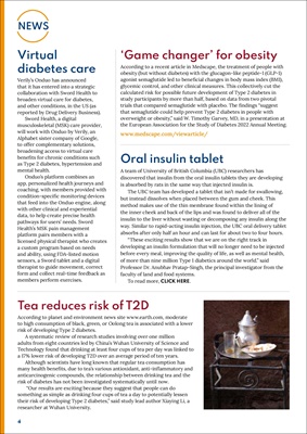 Desang diabetes magazine, diabetes news