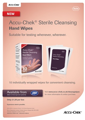 Accu-Chek Sterile Cleansing Hand Wipes