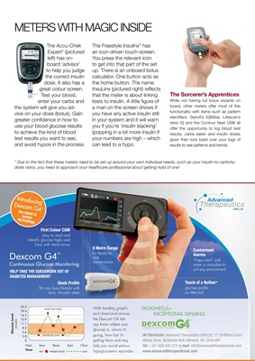 blood test meters with bolus wizards