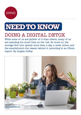 Desang diabetes magazine, digital detox, keep fit eat fit, angela coffey diabetes